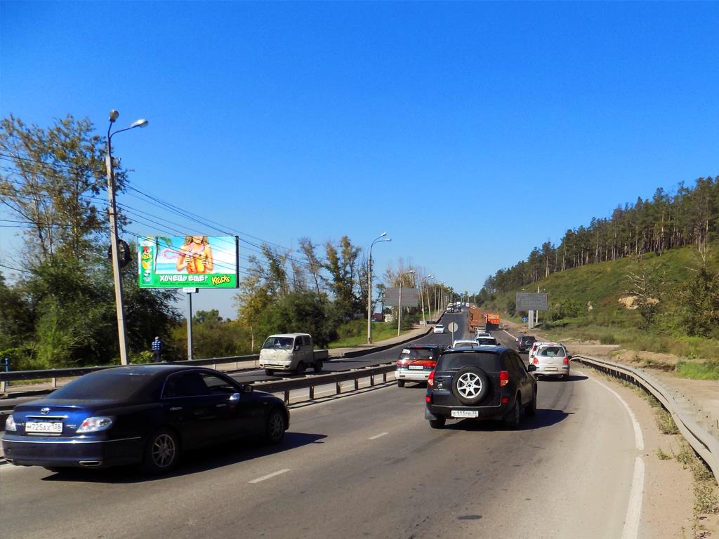 Фотография рекламного носителя, тип: Билборд 3x6, адрес: Маяковского ул. Х Воронежская ул., Иркутск, Иркутская область, Россия. Сторона B №292869