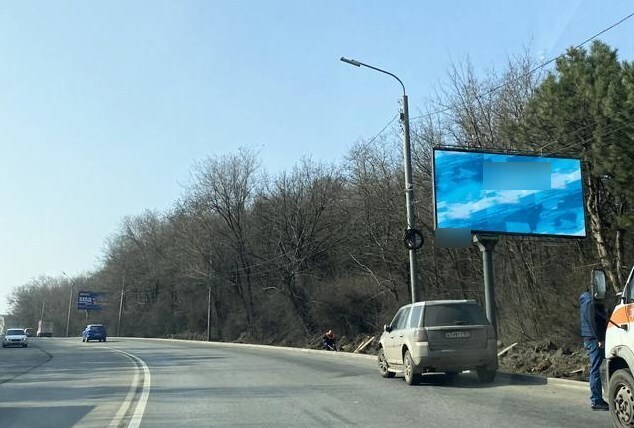 Фотография рекламного носителя, тип: Билборд 3x6, адрес: 40-летия Победы пр-т., д.117Б, поз.2, Ростов-на-Дону, Ростовская область, Россия. Сторона А №1325806