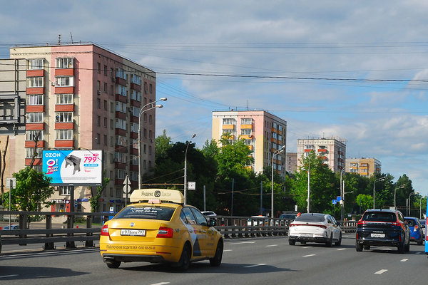 Фотография рекламного носителя, тип: Билборд 3x6, адрес: Мира пр-т., д.163, Москва, Россия. Сторона Б №601591