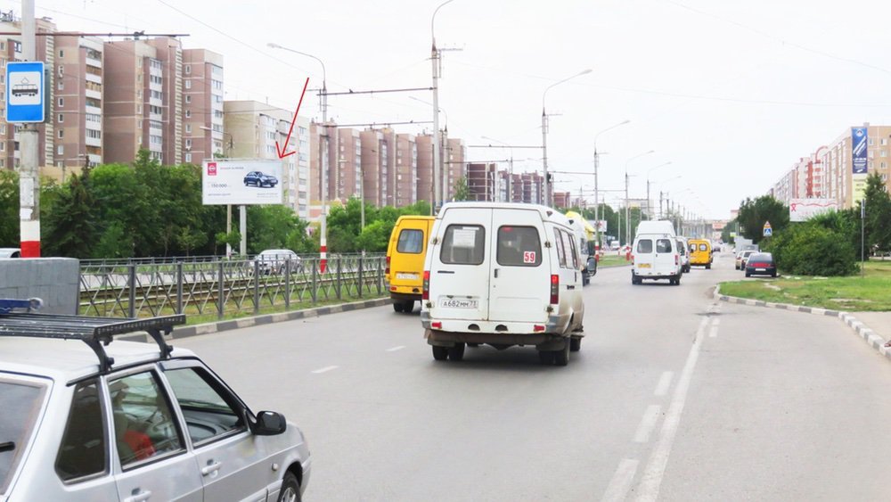 Фотография рекламного носителя, тип: Билборд 3x6, адрес: Камышинская ул., д.4 Х Шолмова ул., поз.1, Ульяновск, Ульяновская область, Россия. Сторона B №690201