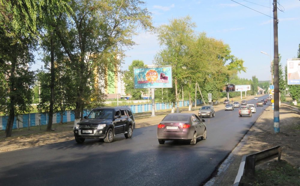 Фотография рекламного носителя, тип: Билборд 3x6, адрес: Димитровградское ш., императорский мост, Ульяновск, Ульяновская область, Россия. Сторона B №690328