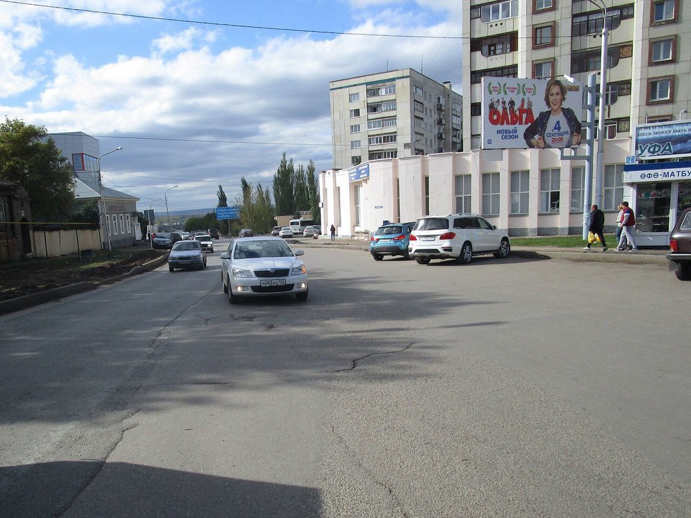 Фотография рекламного носителя, тип: Билборд 3x6, адрес: Менделеева ул., д.7/3, Уфа, Республика Башкортостан, Россия. Сторона А №746129