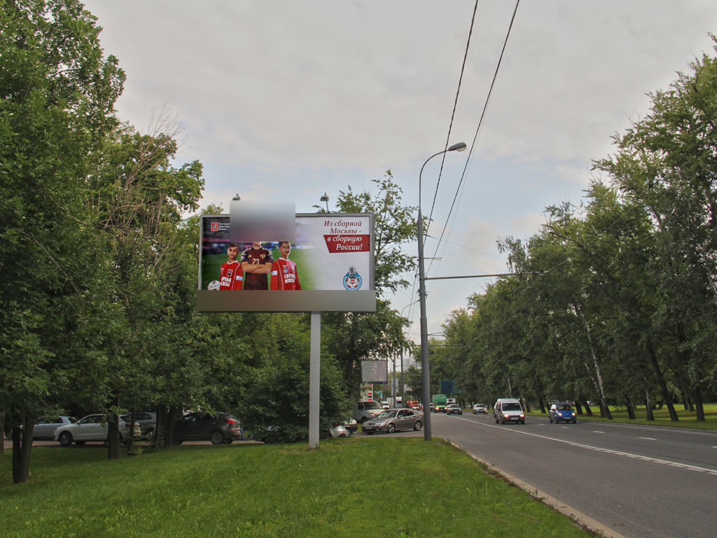 Фотография рекламного носителя, тип: Билборд 3x6, адрес: Дмитровское ш., д.108, стр.3, Москва, Россия. Сторона B №351312