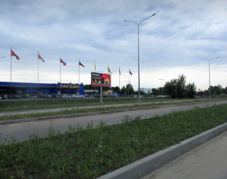 Фотография рекламного носителя, тип: Билборд 3x6, адрес: 50 лет НЛМК ул., р-он д.8, Липецк, Липецкая область, Россия. Сторона А №444415