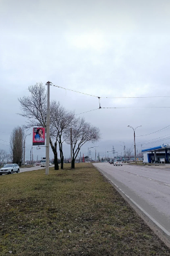 Фотография рекламного носителя, тип: Панель-кронштейн, адрес: Катукова ул., около остановки 21 микр-он, Липецк, Липецкая область, Россия. Сторона Б №1075789
