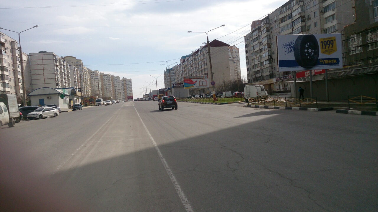 Фотография рекламного носителя, тип: Билборд 3x6, адрес: Дзержинского пр-т., д.213, поз.2, Новороссийск, Краснодарский край, Россия. Сторона A №701069