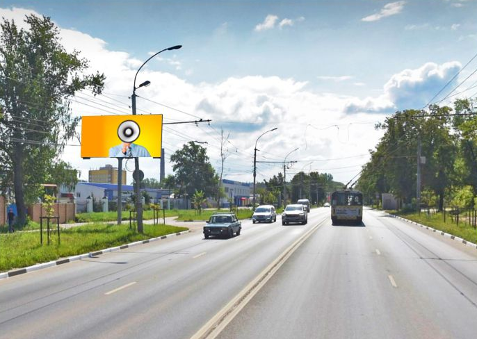 Фотография рекламного носителя, тип: Билборд 3x6, адрес: Куйбышевское ш., д. 27, Рязань, Рязанская область, Россия. Сторона Б №1075233