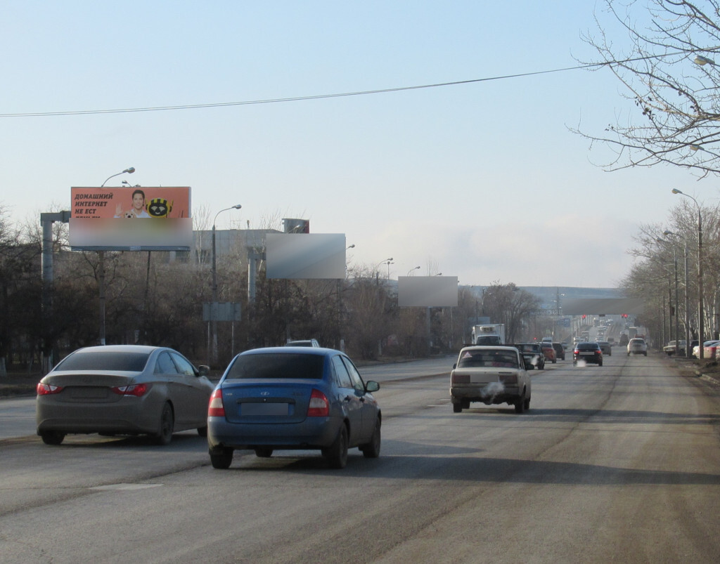 Фотография рекламного носителя, тип: Билборд 3x6, адрес: Героев Сталинграда пр-т. Х Пролетарская ул., д.88/1, Волгоград, Волгоградская область, Россия. Сторона Б №1000529