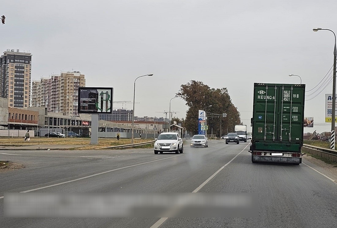 Фотография рекламного носителя, тип: Ситиборд 2.7x3.7, адрес: Западный обход ул., район Европея, поз.3, Краснодар, Краснодарский край, Россия. Сторона B №1054398