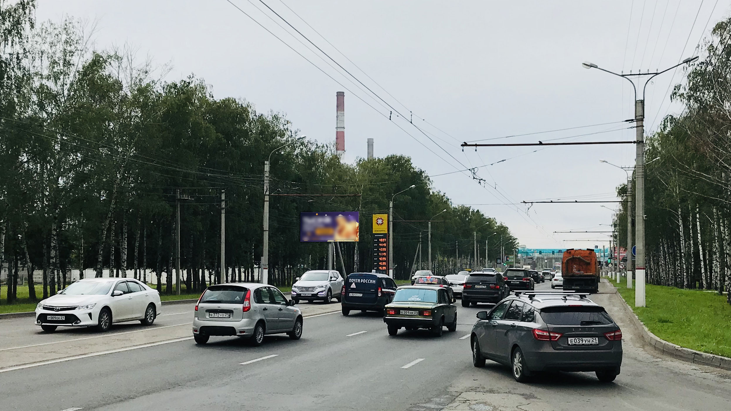 Фотография рекламного носителя, тип: Билборд 3x6, адрес: Марпосадское ш., д.6А, Чебоксары, Республика Чувашия, Россия. Сторона B №838412