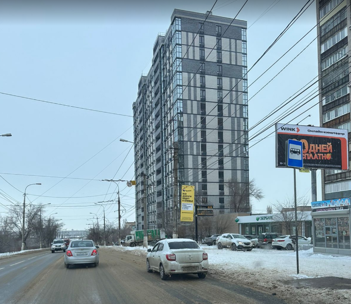 Фотография рекламного носителя, тип: Панель-кронштейн, адрес: Ополченская ул., поз.4, Волгоград, Волгоградская область, Россия. Сторона А №1097144