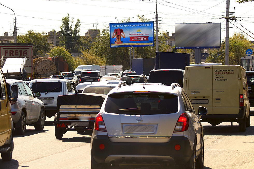 Фотография рекламного носителя, тип: Билборд 3x6, адрес: Авиаторское ш. Х Историческая ул., Волгоград, Волгоградская область, Россия. Сторона А1 №337591