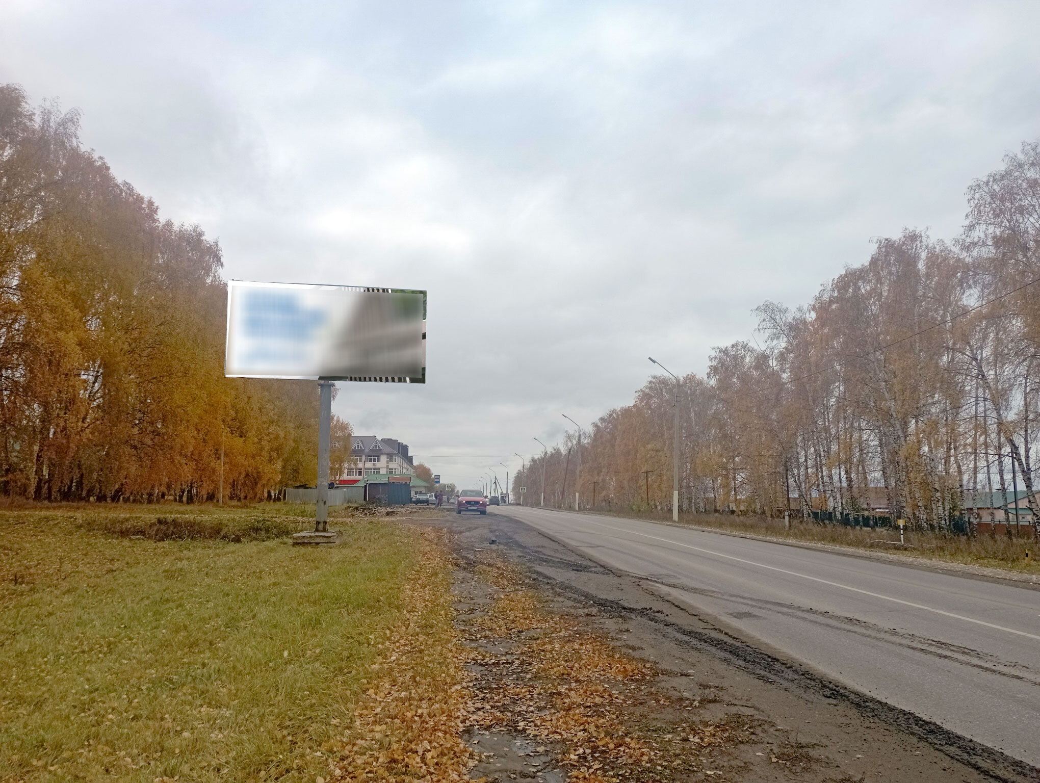 Фотография рекламного носителя, тип: Билборд 3x6, адрес: Богословка с., Дорожная ул.Х Берёзовая ул., д.4, Пенза, Пензенская область, Россия. Сторона B №1325709