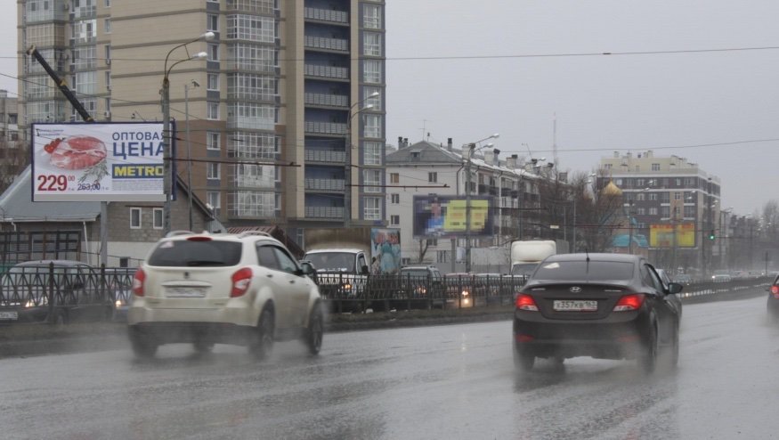 Фотография рекламного носителя, тип: Билборд 3x6, адрес: Поперечно-Базарная ул., в сторону ул.Большая Крыловка, Казань, Республика Татарстан, Россия. Сторона B №678970