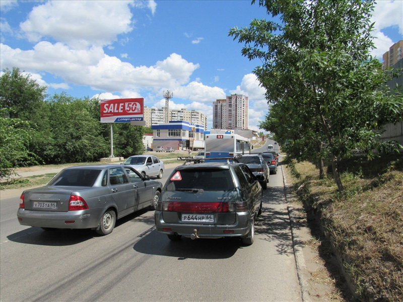 Фотография рекламного носителя, тип: Билборд 3x6, адрес: Академика Антонова ул. Х Бардина ул., д.1, Саратов, Саратовская область, Россия. Сторона Б №819217