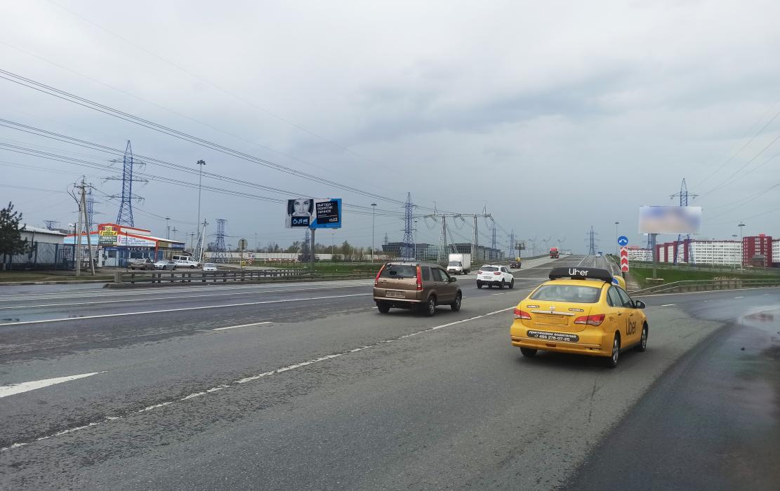 Фотография рекламного носителя, тип: Билборд 3x6, адрес: пос., Адмирала Корнилова ул., д.1, Москва, Россия. Сторона Б1 №816170