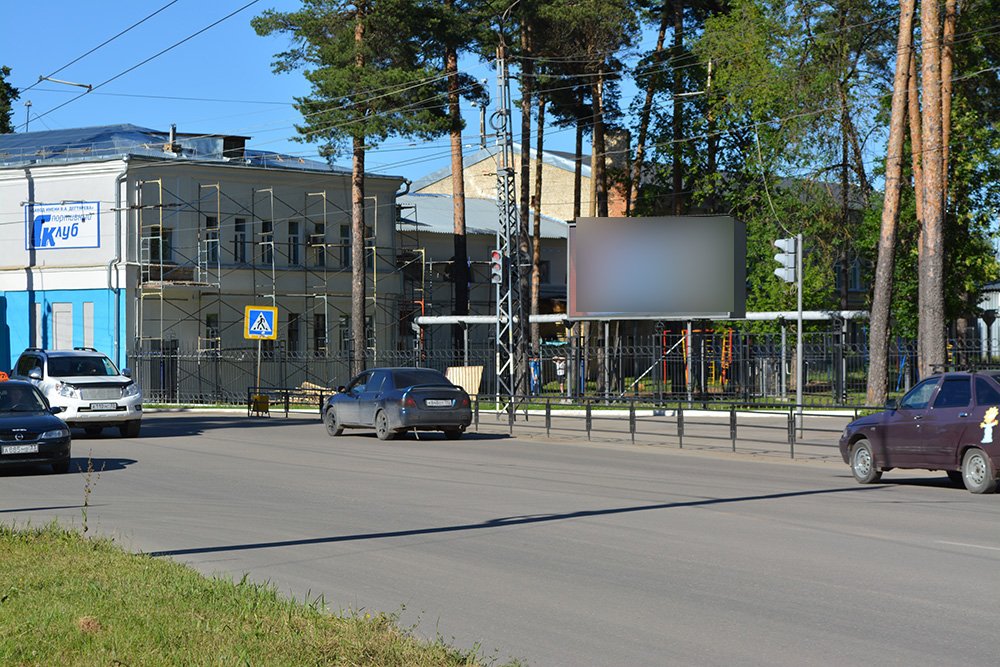 Фотография рекламного носителя, тип: Билборд 3x6, адрес: Либерецкая ул., д.8, Ковров, Владимирская область, Россия. Сторона А №574810