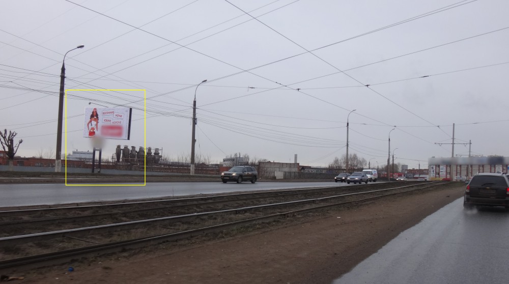 Фотография рекламного носителя, тип: Билборд 3x6, адрес: Магистральная ул., река Иж, Ижевск, Республика Удмуртия, Россия. Сторона B №785651