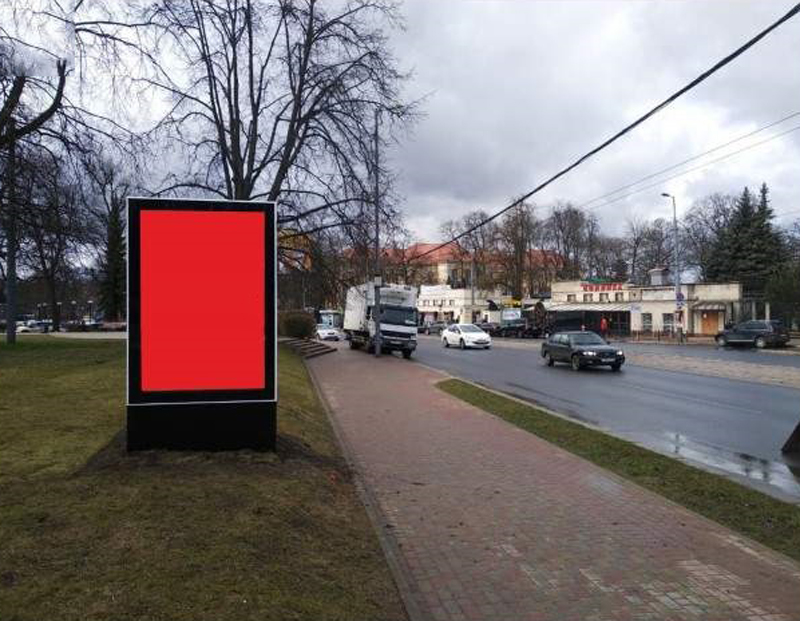 Фотография рекламного носителя, тип: Ситиформат 1.8x1.2, адрес: Мира пр-т., д.22, Калининград, Калининградская область, Россия. Сторона B №826126