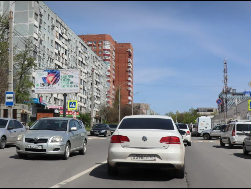 Фотография рекламного носителя, тип: Билборд 3x6, адрес: Комарова б-р., д.22, Ростов-на-Дону, Ростовская область, Россия. Сторона В №631192