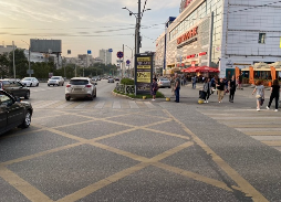 Фотография рекламного носителя, тип: Пиллар 3x1.4, адрес: Попова ул. Х Екатерининская ул., Пермь, Пермский край, Россия. Сторона А №1076294