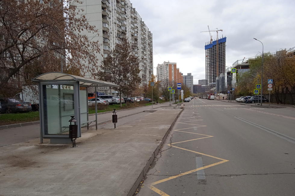 Фотография рекламного носителя, тип: Ситиформат 1.8x1.2, адрес: Мясищева ул., ост. "Универсам", Москва, Россия. Сторона Б №1022996