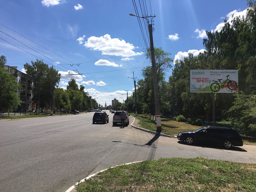 Фотография рекламного носителя, тип: Билборд 3x6, адрес: Веселовского ул., д.47, Саранск, Республика Мордовия, Россия. Сторона A №774168