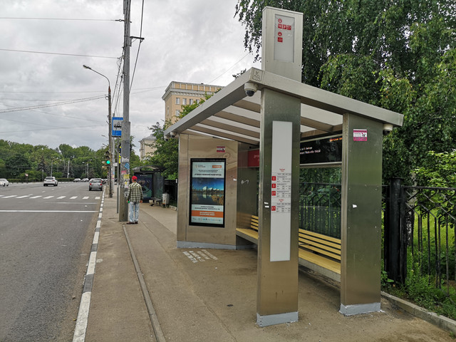 Фотография рекламного носителя, тип: Остановка, адрес: Октябрьской революции ул., ост. Детская железная дорога, поз.2, Нижний Новгород, Нижегородская область, Россия. Сторона A1-А10 №872285