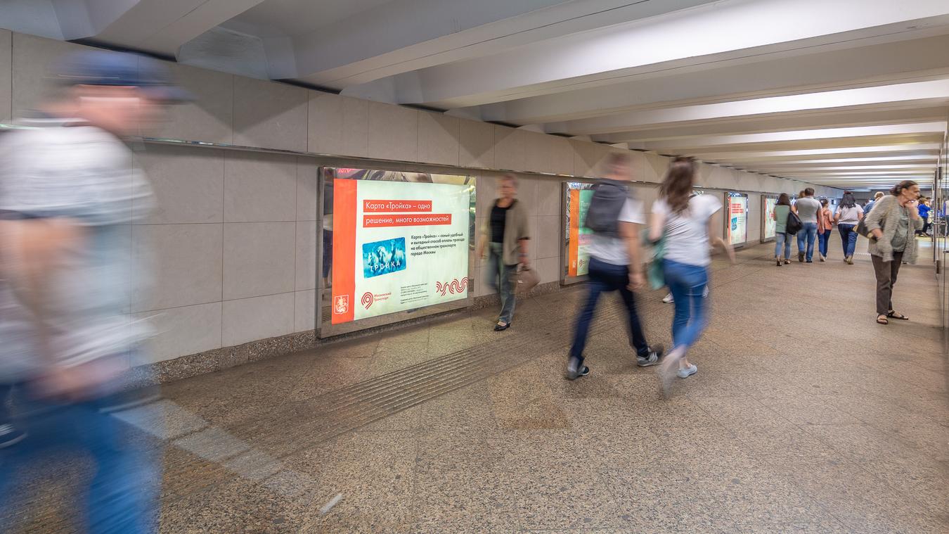 Фотография рекламного носителя, тип: Лайтбокс, адрес: Станция метро «Сходненская», линия Таганско-Краснопресненская, Москва, Россия. Сторона/вариант 10 №821953