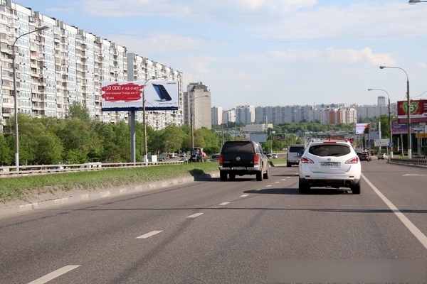 Фотография рекламного носителя, тип: Суперсайт 4x12, адрес: Борисовские Пруды ул., д.18, Москва, Россия. Сторона Б №452777