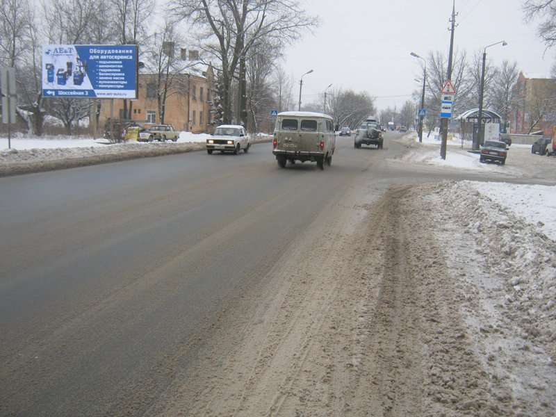 Фотография рекламного носителя, тип: Билборд 3x6, адрес: Л.Поземского ул., "Автоколонна", Псков, Псковская область, Россия. Сторона Б1-Б3 №798316