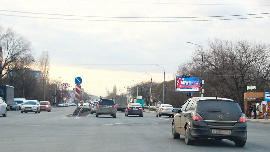 Фотография рекламного носителя, тип: Билборд 3x6, адрес: Новикова-Прибоя ул., за остановка "Карповская церковь", Нижний Новгород, Нижегородская область, Россия. Сторона A1-А10 №761033