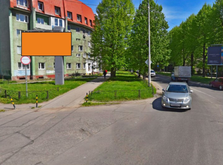 Фотография рекламного носителя, тип: Билборд 3x6, адрес: Озерова ул. Х Знойная ул., поз.1, Калининград, Калининградская область, Россия. Сторона Б №973984