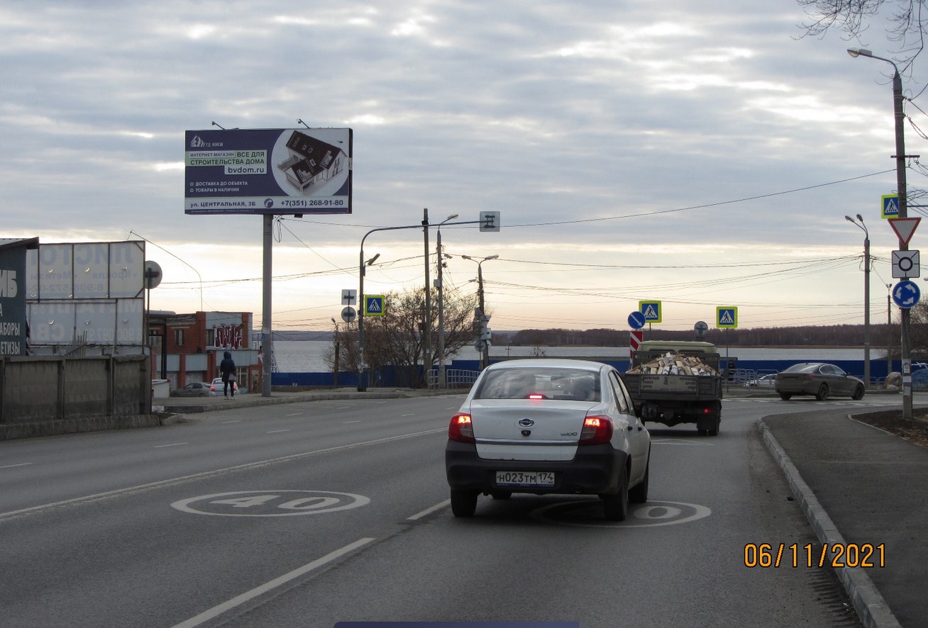 Фотография рекламного носителя, тип: Билборд 3x6, адрес: Северная ул., д.13, Челябинск, Челябинская область, Россия. Сторона B №1059999
