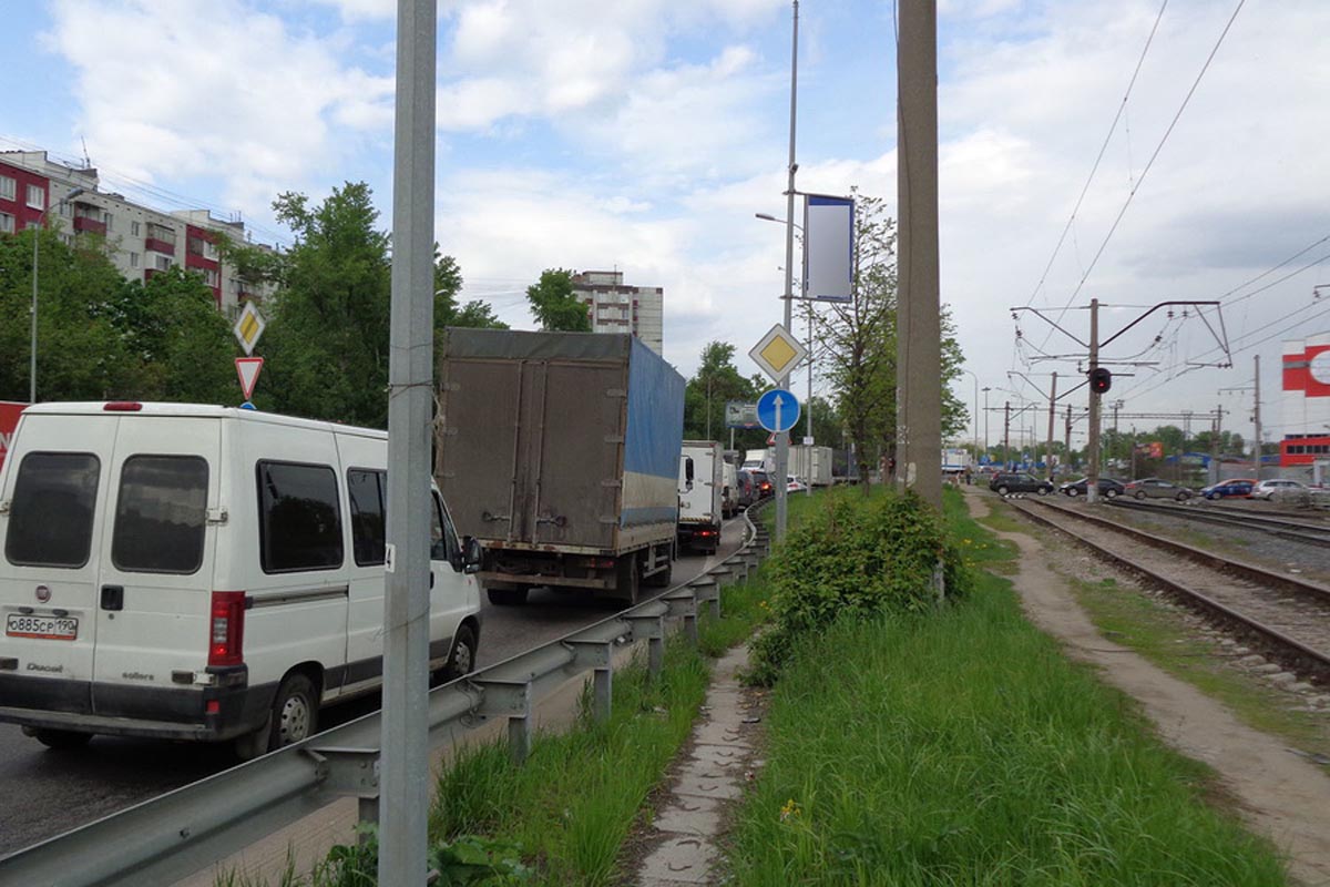 Фотография рекламного носителя, тип: Панель-кронштейн, адрес: Смирновская ул. Х Московская ул., д.1, поз.4, Люберцы, Московская область, Россия. Сторона А №635107