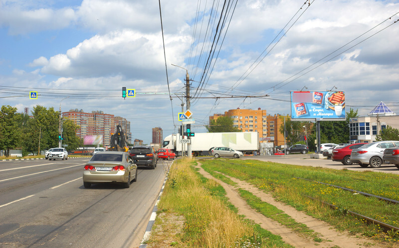 Фотография рекламного носителя, тип: Билборд 3x6, адрес: Щёкинское ш., д.1, Тула, Тульская область, Россия. Сторона A №806055