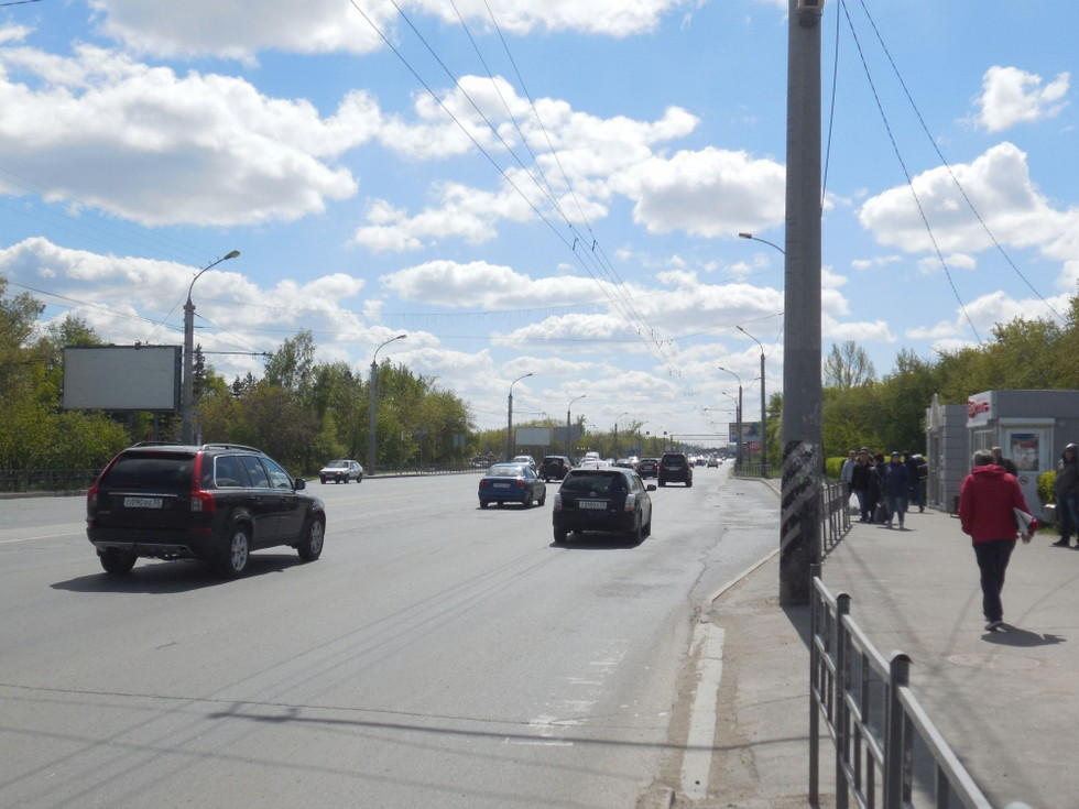 Фотография рекламного носителя, тип: Билборд 3x6, адрес: Енисейская ул., д.1, Омск, Омская область, Россия. Сторона В №1009772