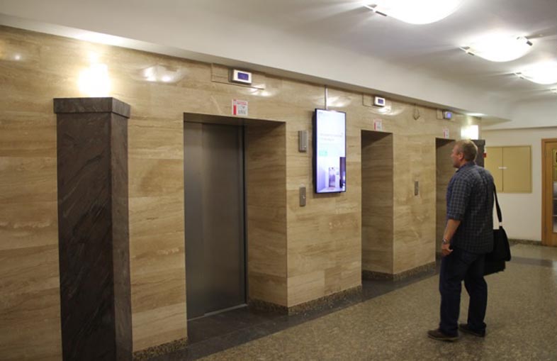 Фотография рекламного носителя, тип: Видеоэкран, адрес: Бизнес-центр «Обводный 24», Обводного канала наб., д.24, лит.А, Санкт-Петербург, Россия. Сторона/вариант A №975753