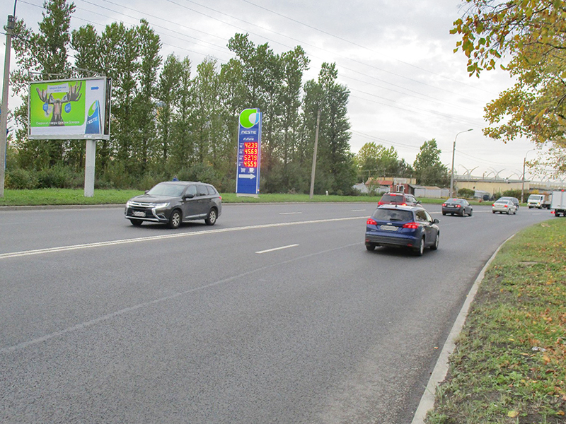 Фотография рекламного носителя, тип: Билборд 3x6, адрес: Кубинская ул., д.76, корп.4, Санкт-Петербург, Россия. Сторона B №1094438