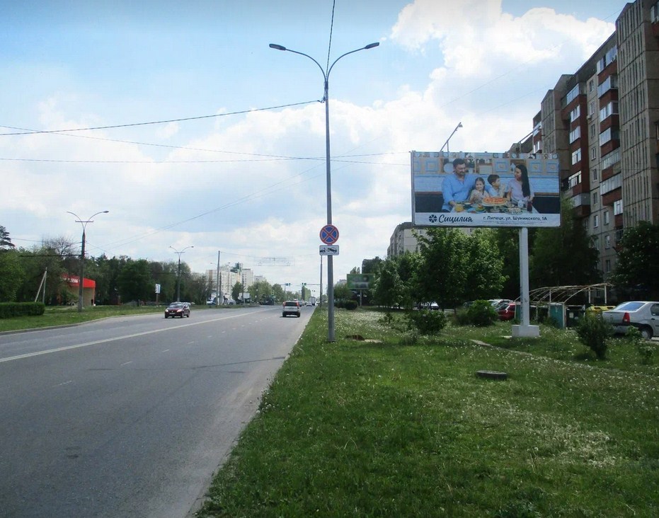 Фотография рекламного носителя, тип: Билборд 3x6, адрес: 60-летия СССР пр-т., р-он Парк Победы, Липецк, Липецкая область, Россия. Сторона A1-А3 №1075692