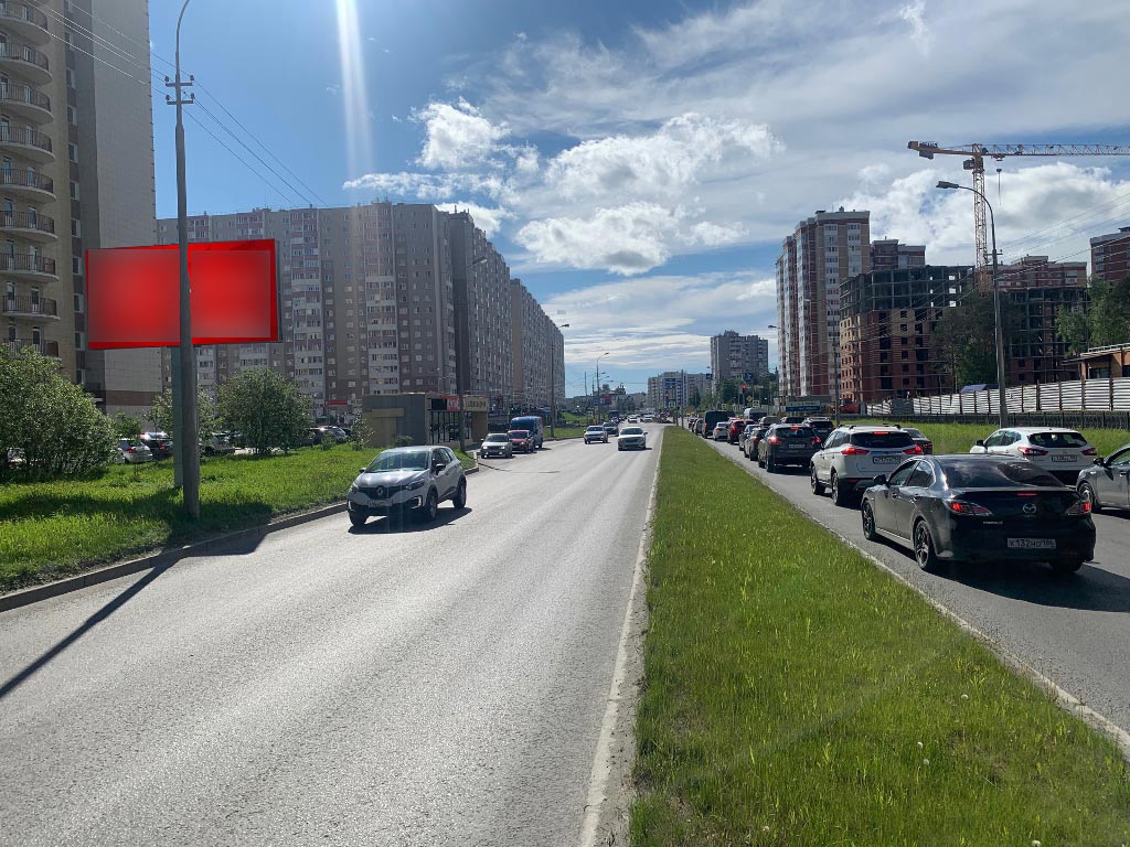 Фотография рекламного носителя, тип: Билборд 3x6, адрес: Крылова ул., д.36, Сургут, Ханты-Мансийский автономный округ – Югра, Россия. Сторона Б №959921