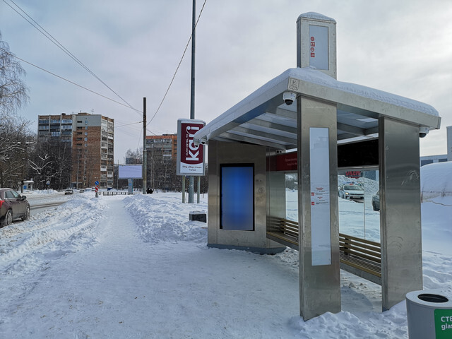 Фотография рекламного носителя, тип: Остановка, адрес: Адмирала Васюнина ул., ост. Поликлиника №30, Нижний Новгород, Нижегородская область, Россия. Сторона A+B №869850