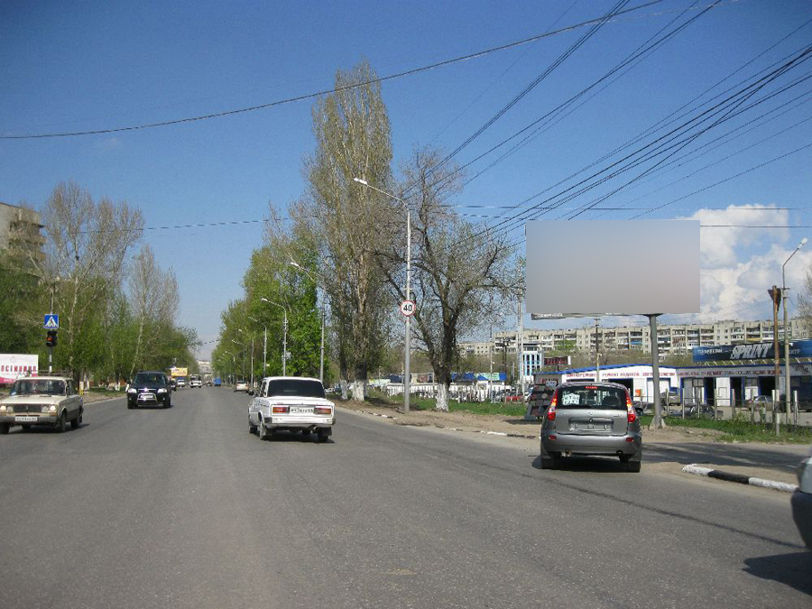 Фотография рекламного носителя, тип: Билборд 3x6, адрес: Новоастраханское ш., д.56, Саратов, Саратовская область, Россия. Сторона A №418536