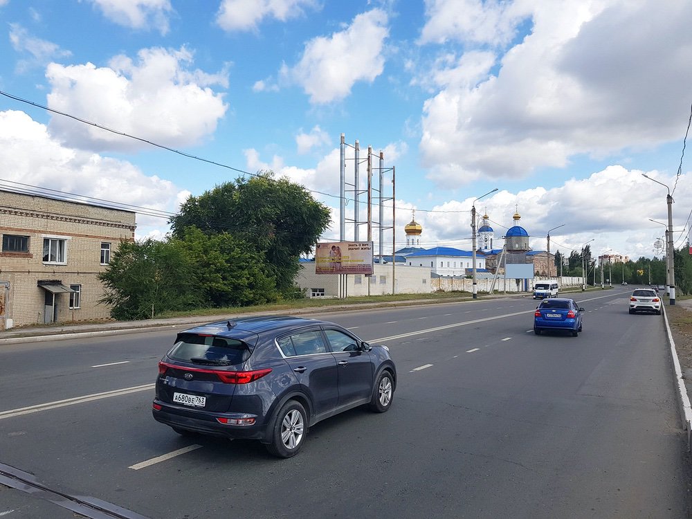 Фотография рекламного носителя, тип: Билборд 3x6, адрес: Сызрань г., Мостовая ул., д.1, Самара, Самарская область, Россия. Сторона Б №629844