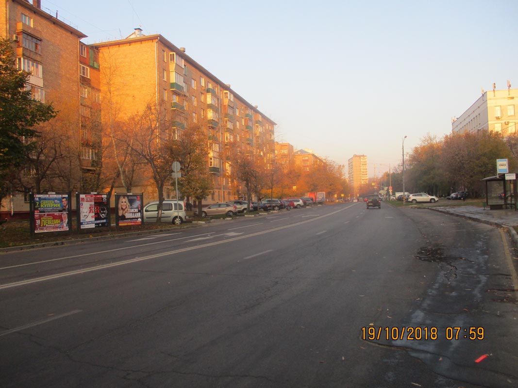 Фотография рекламного носителя, тип: Афиша 1.75x1.8, адрес: Планетная ул., д.41, стенд 1, Москва, Россия. Сторона А1 №865922