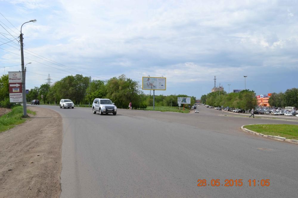 Фотография рекламного носителя, тип: Билборд 3x6, адрес: Шарлыкское ш., д.1/2 Х Театральная ул., Оренбург, Оренбургская область, Россия. Сторона A1-A3 №646258