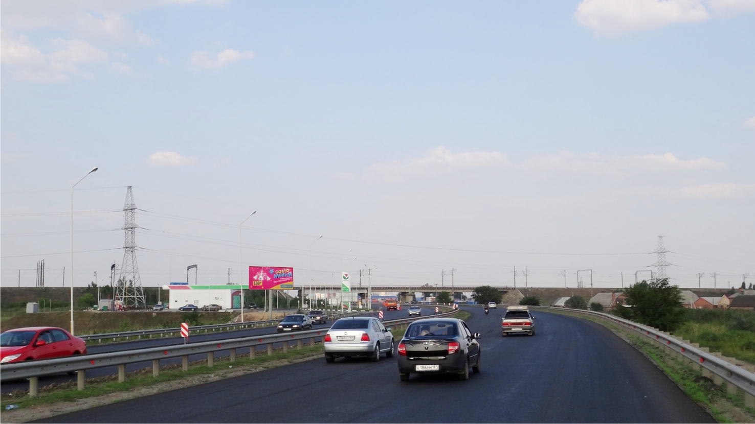 Фотография рекламного носителя, тип: Билборд 3x6, адрес: Западное ш., 5 250м, Ростов-на-Дону, Ростовская область, Россия. Сторона Б №492215