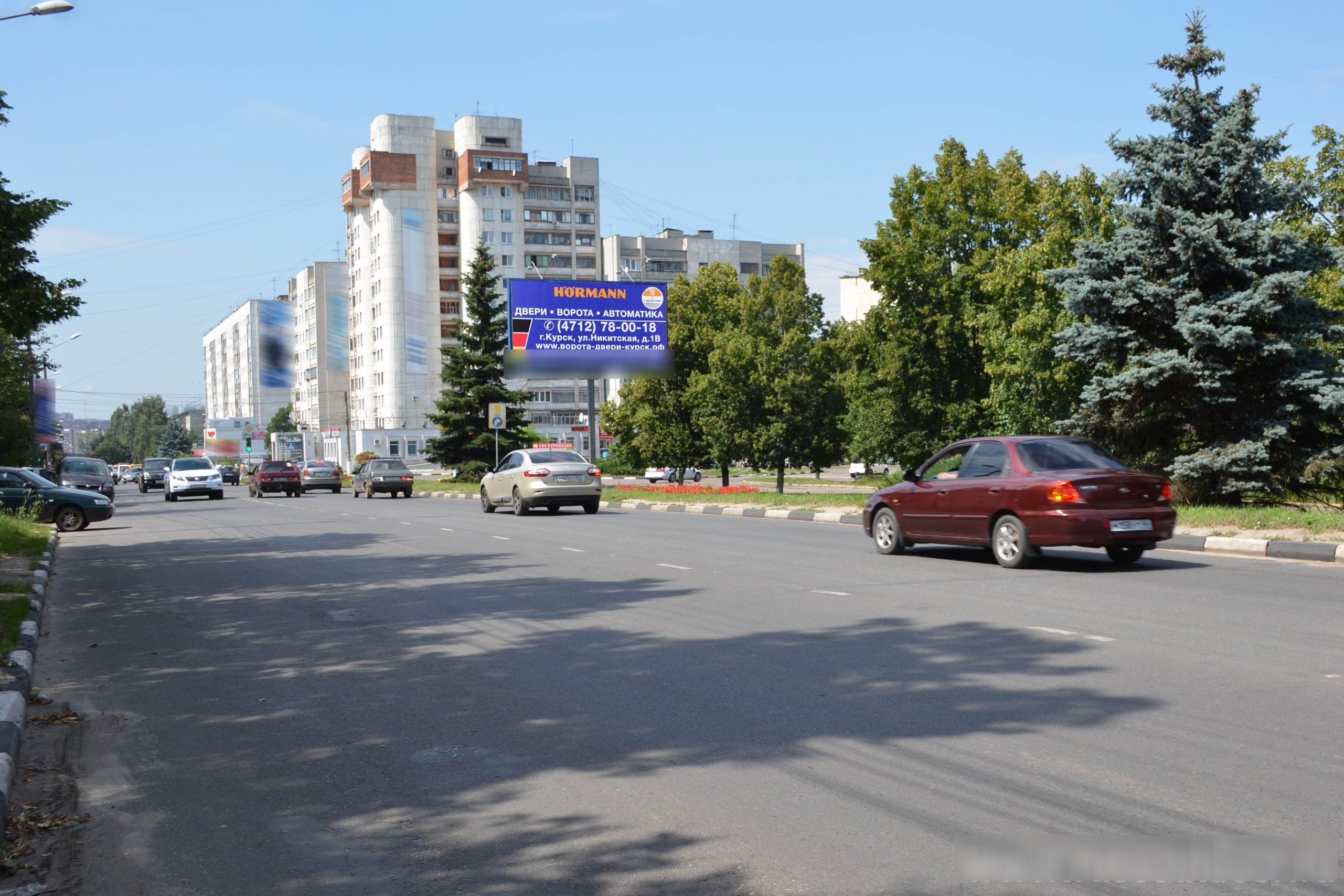 Фотография рекламного носителя, тип: Билборд 3x6, адрес: Союзная ул., д.43, Курск, Курская область, Россия. Сторона А №578653