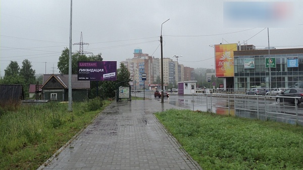 Фотография рекламного носителя, тип: Билборд 3x6, адрес: Бумажников ул. Х Новокирпичная ул., Кондопога, Республика Карелия, Россия. Сторона Б №1002401