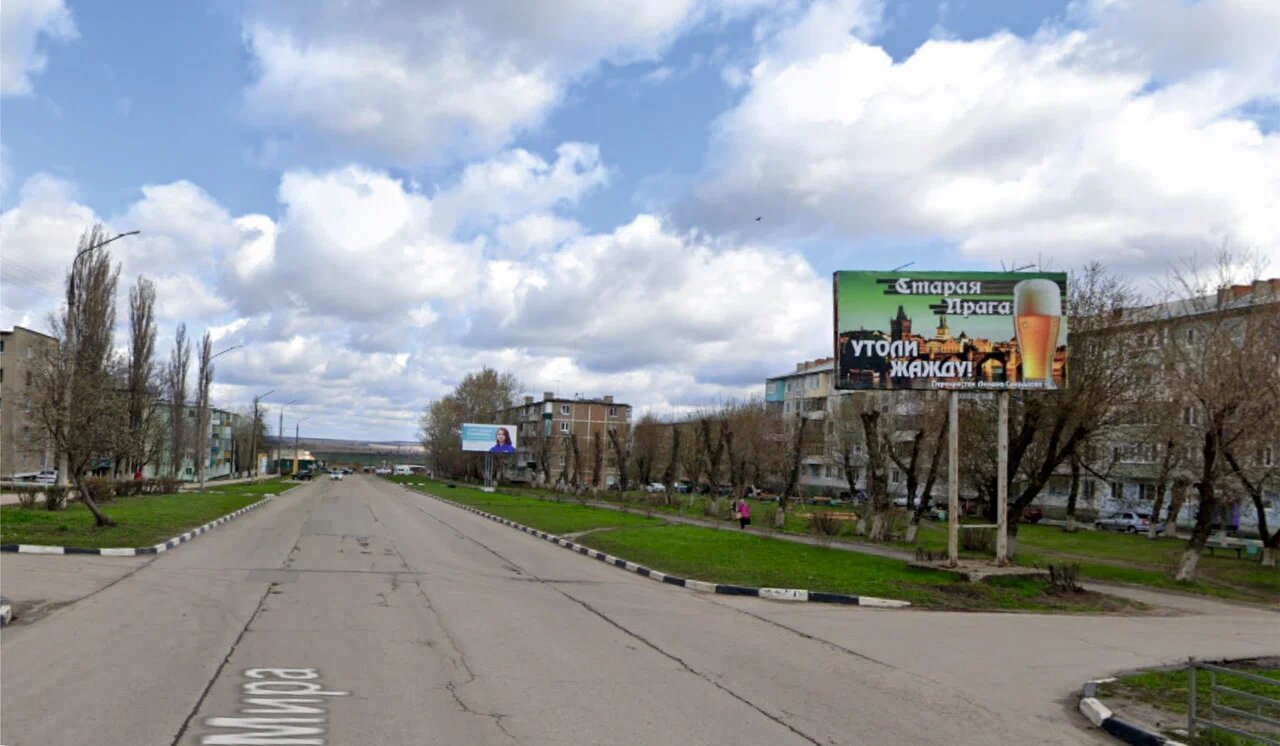 Фотография рекламного носителя, тип: Билборд 3x6, адрес: Мира ул., д.11, Ефремов, Тульская область, Россия. Сторона A №1075388